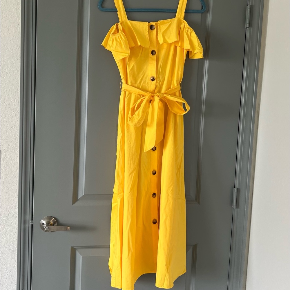SHEIN Yellow dress